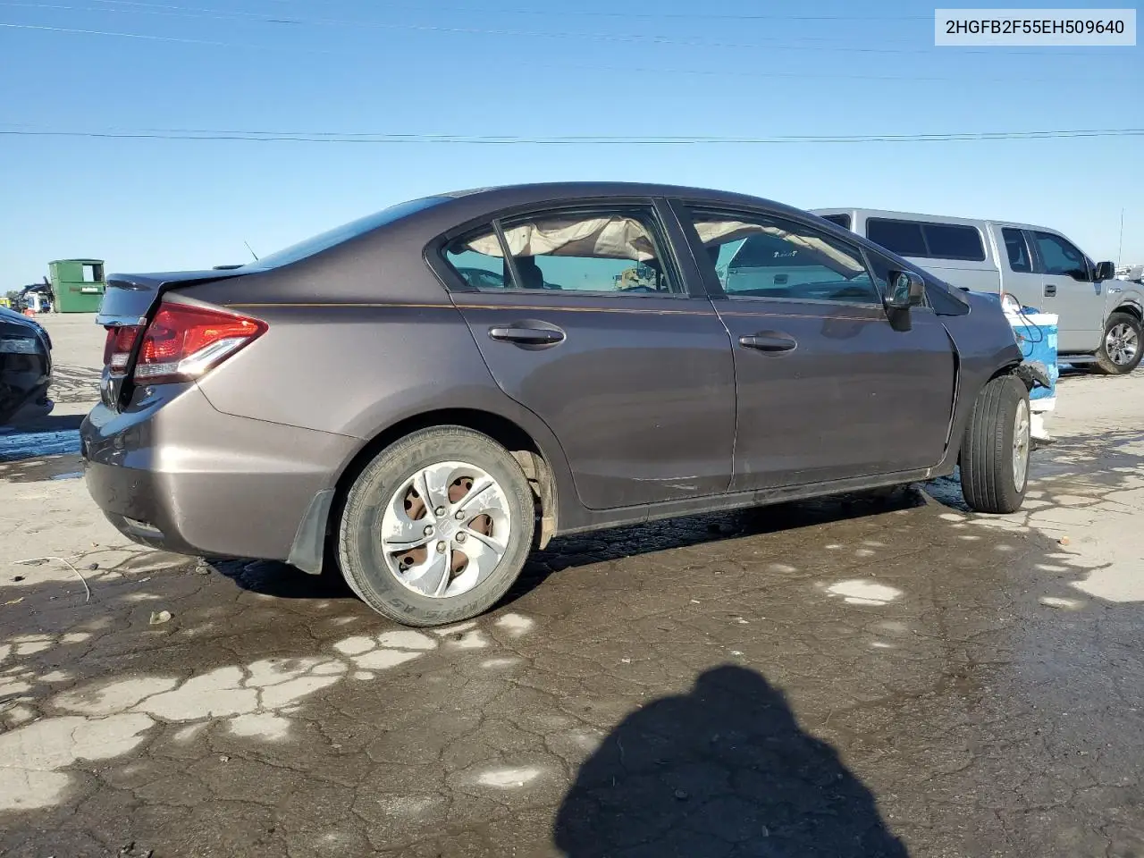 2HGFB2F55EH509640 2014 Honda Civic Lx