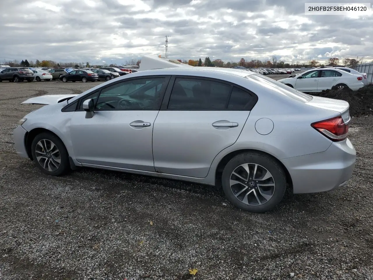 2HGFB2F58EH046120 2014 Honda Civic Lx