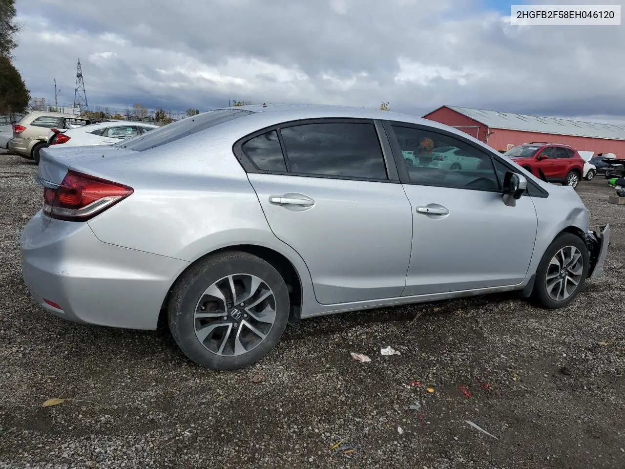 2HGFB2F58EH046120 2014 Honda Civic Lx