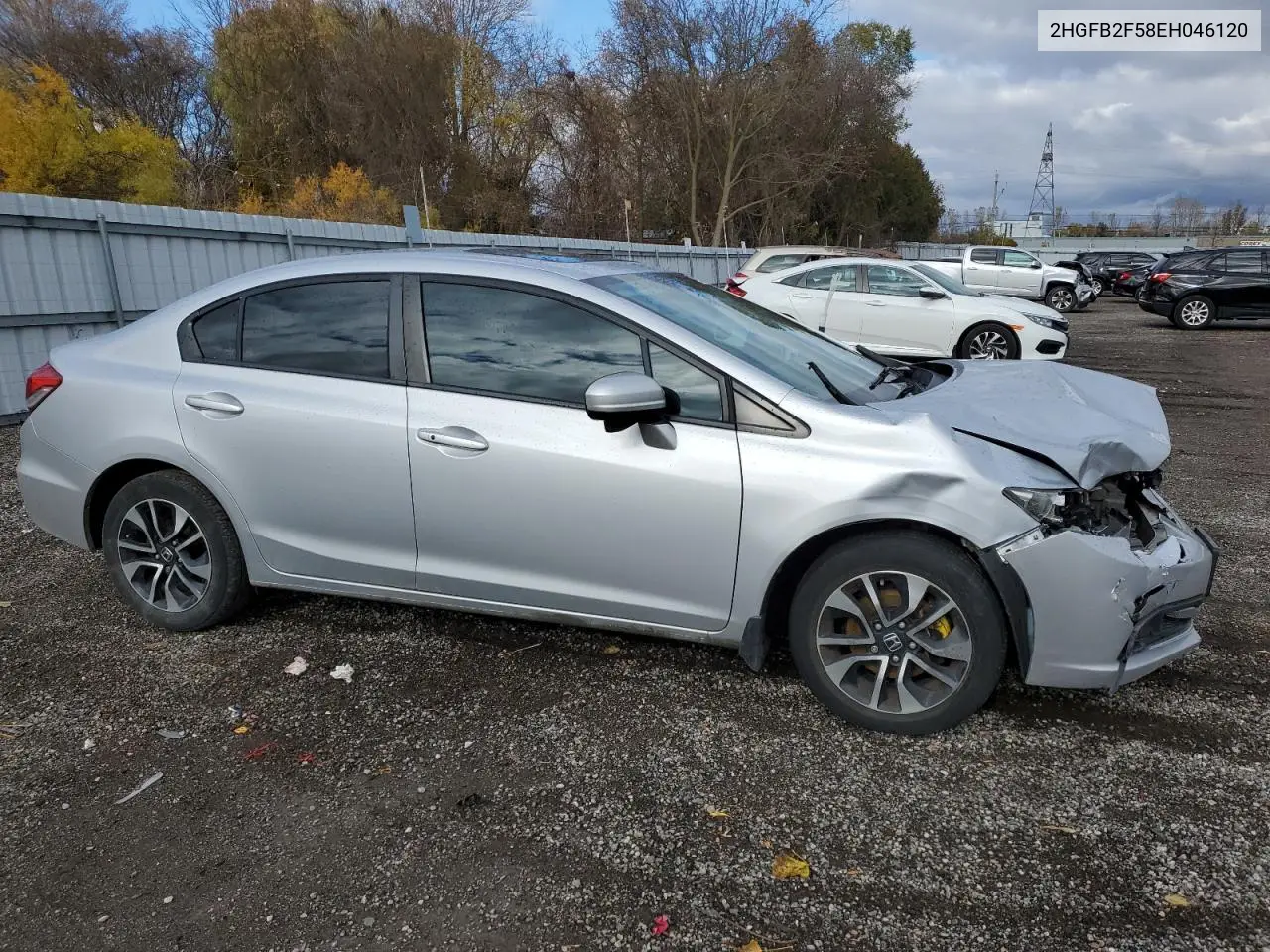 2HGFB2F58EH046120 2014 Honda Civic Lx