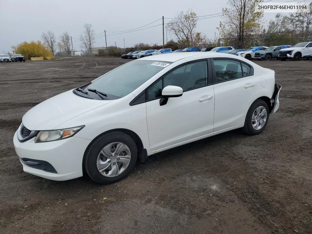 2HGFB2F46EH011194 2014 Honda Civic Lx