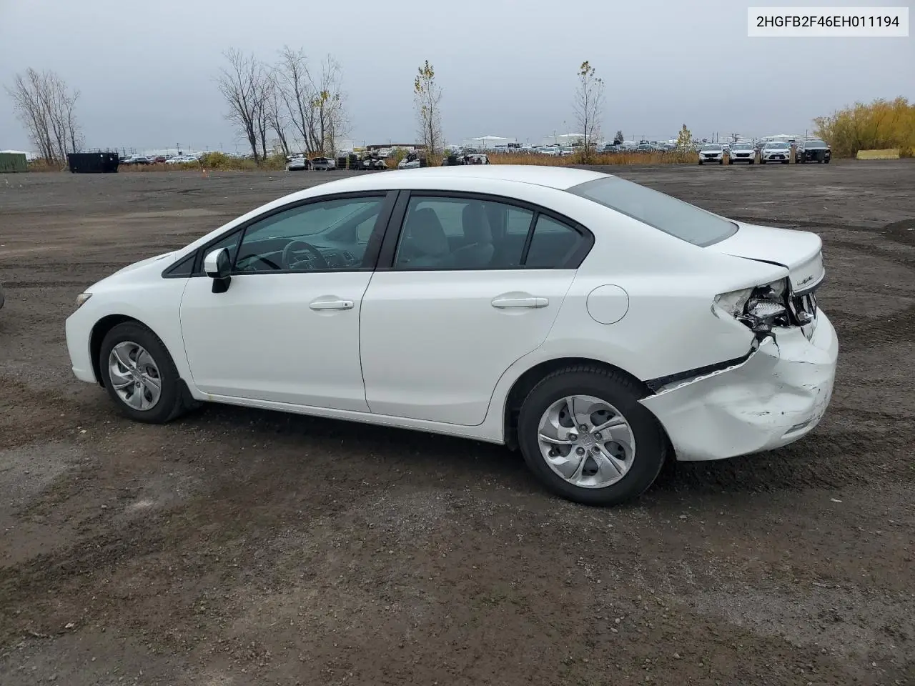 2HGFB2F46EH011194 2014 Honda Civic Lx