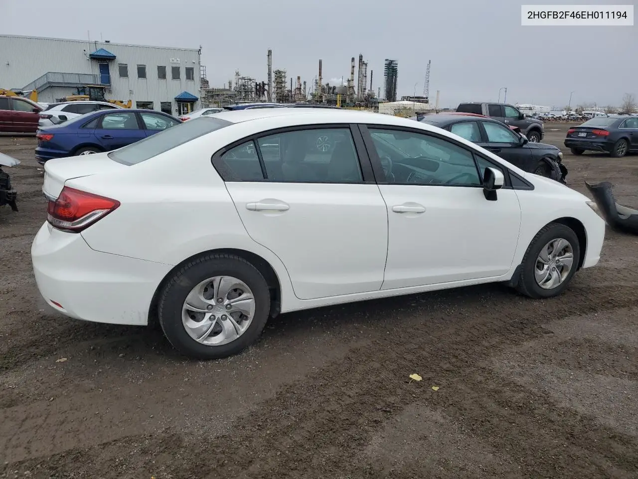 2HGFB2F46EH011194 2014 Honda Civic Lx