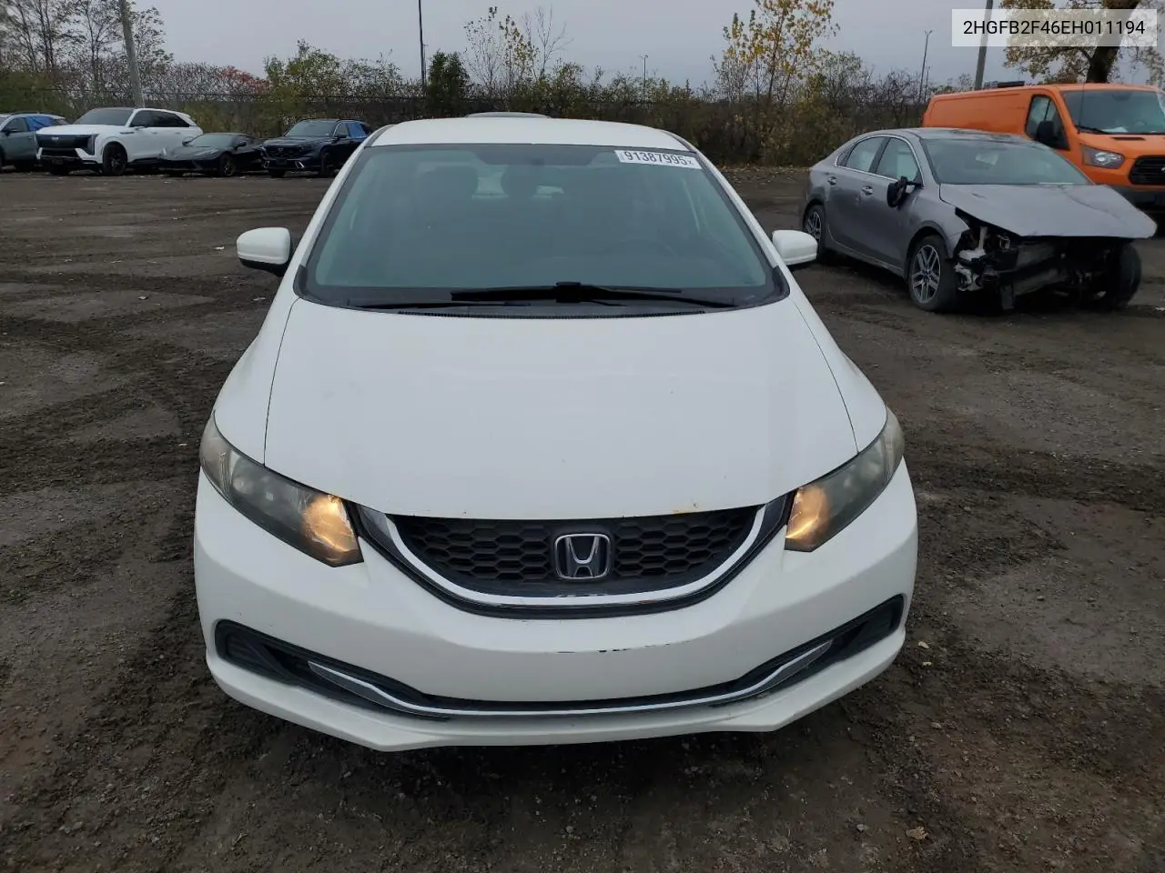 2HGFB2F46EH011194 2014 Honda Civic Lx