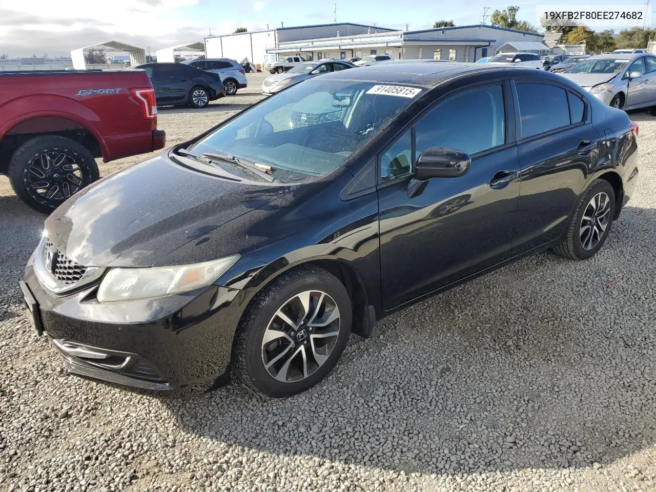 19XFB2F80EE274682 2014 Honda Civic Ex