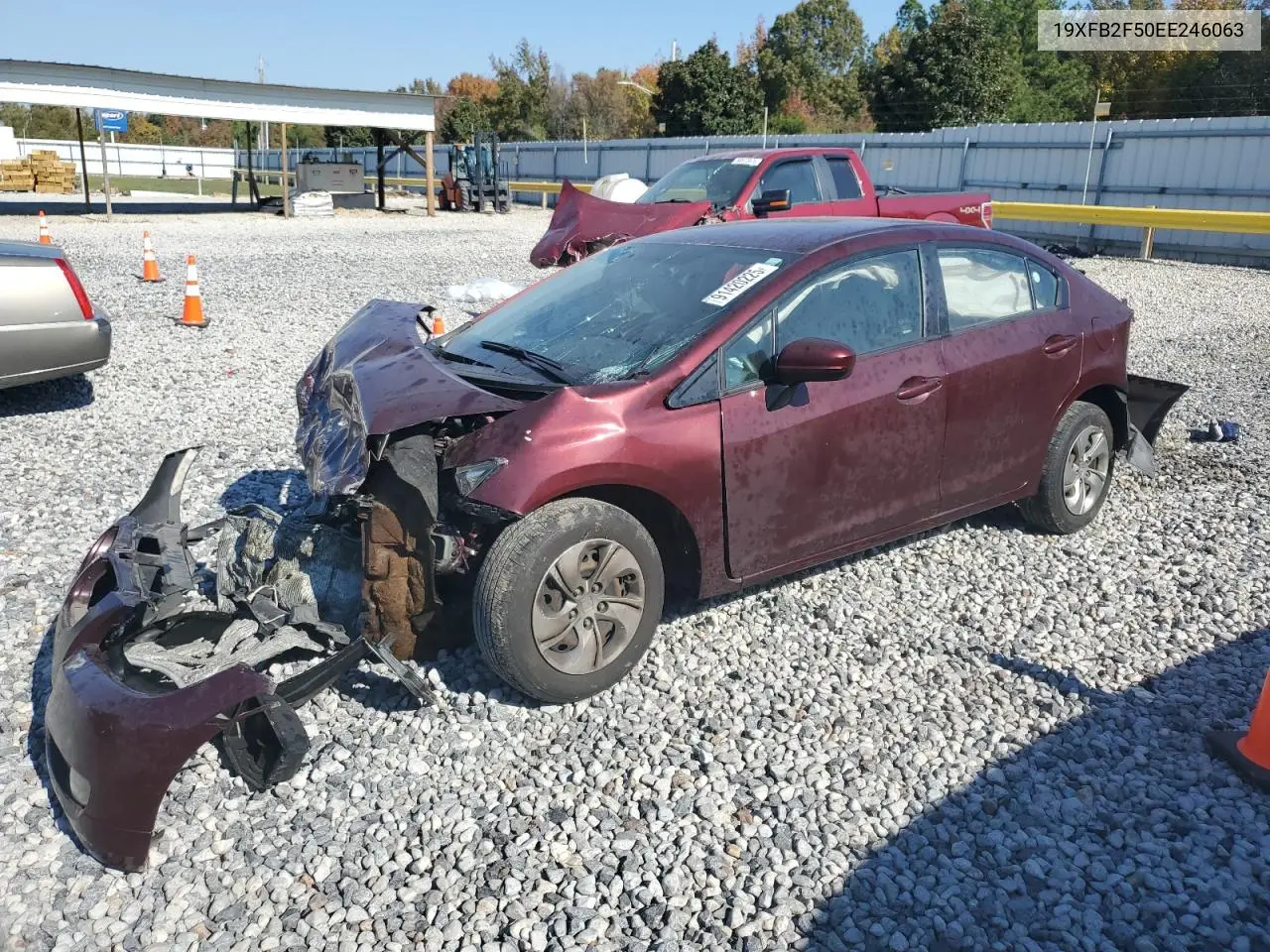 19XFB2F50EE246063 2014 Honda Civic Lx