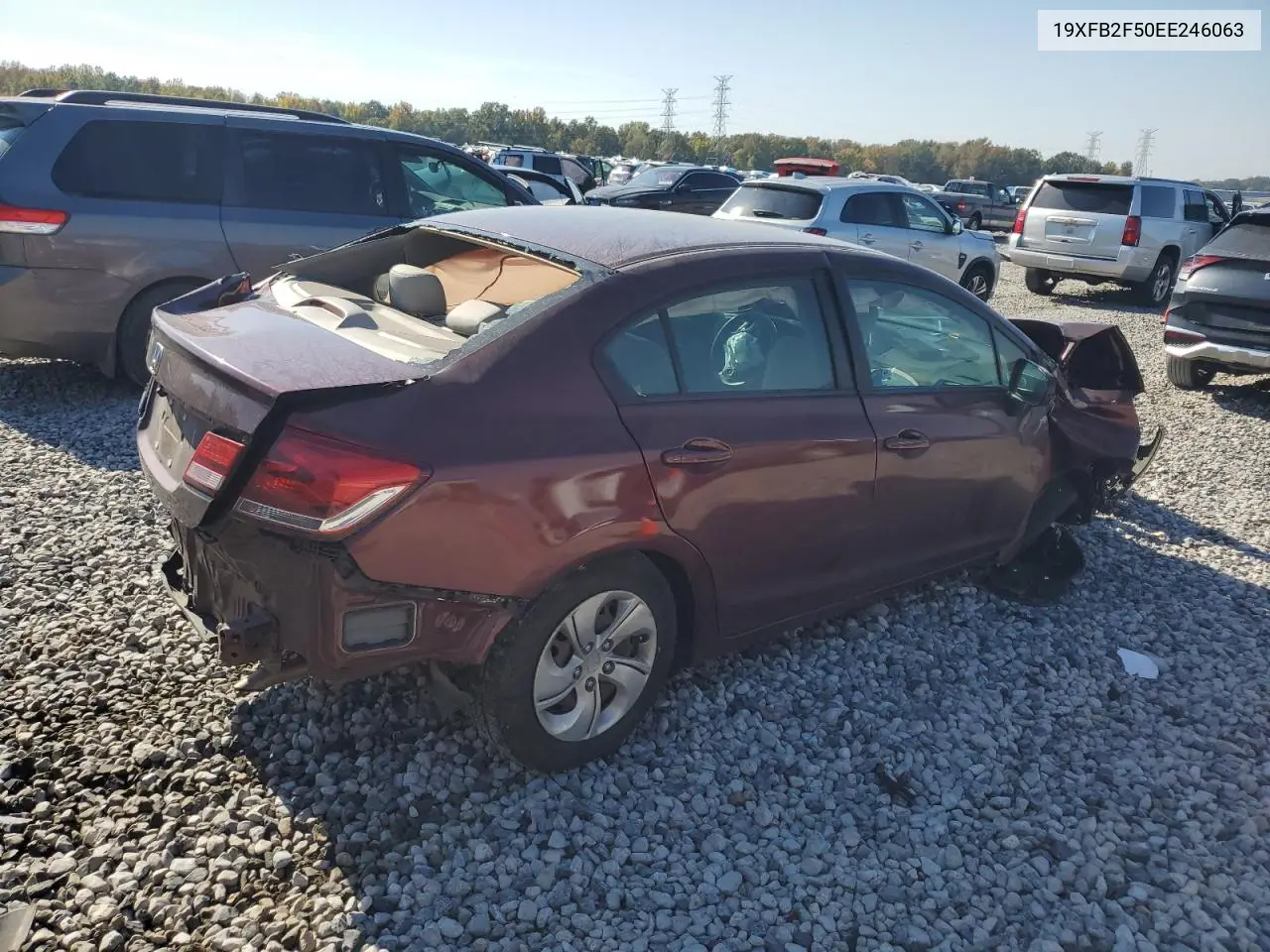 19XFB2F50EE246063 2014 Honda Civic Lx
