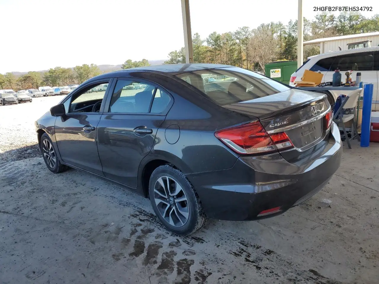 2HGFB2F87EH534792 2014 Honda Civic Ex