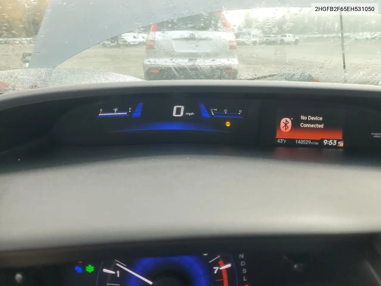 2HGFB2F65EH531050 2014 Honda Civic Hf
