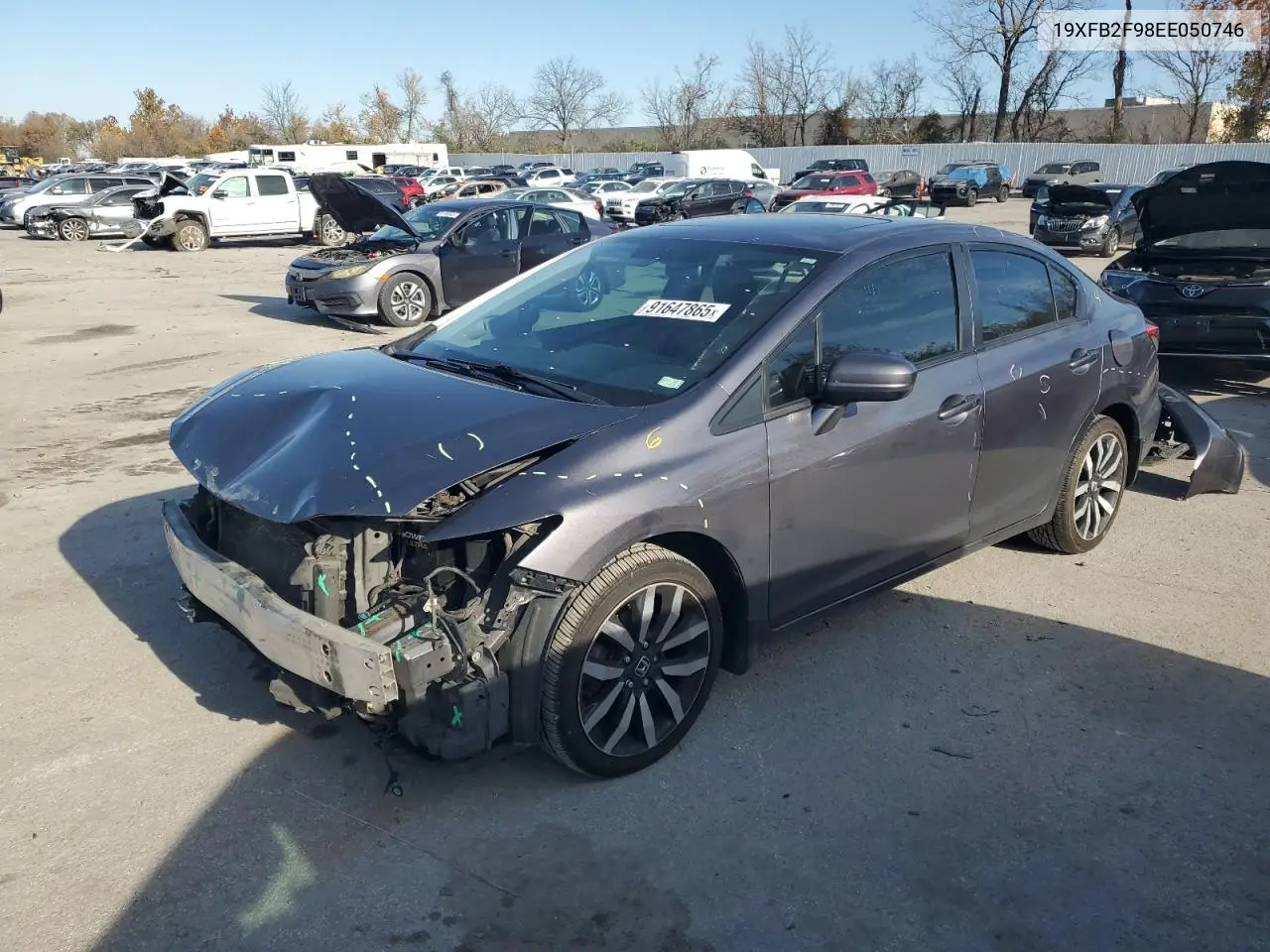 19XFB2F98EE050746 2014 Honda Civic Exl