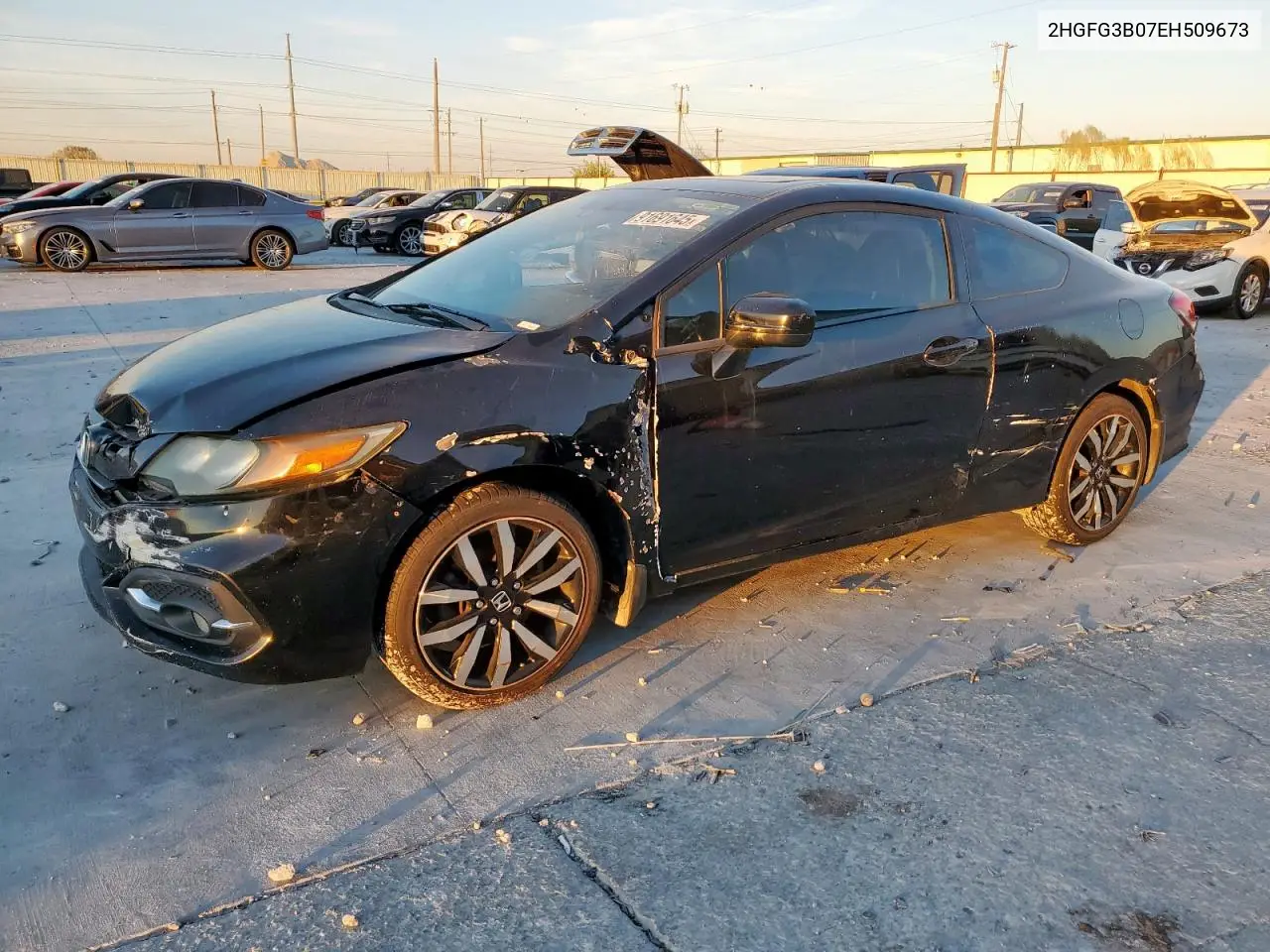 2HGFG3B07EH509673 2014 Honda Civic Exl