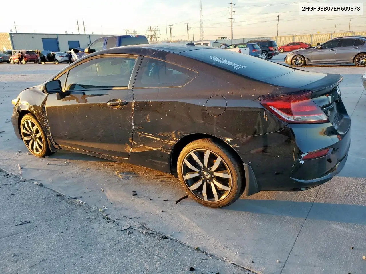 2HGFG3B07EH509673 2014 Honda Civic Exl