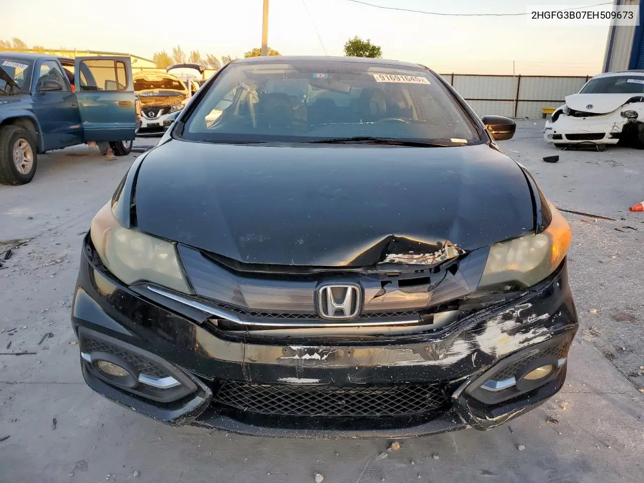 2HGFG3B07EH509673 2014 Honda Civic Exl