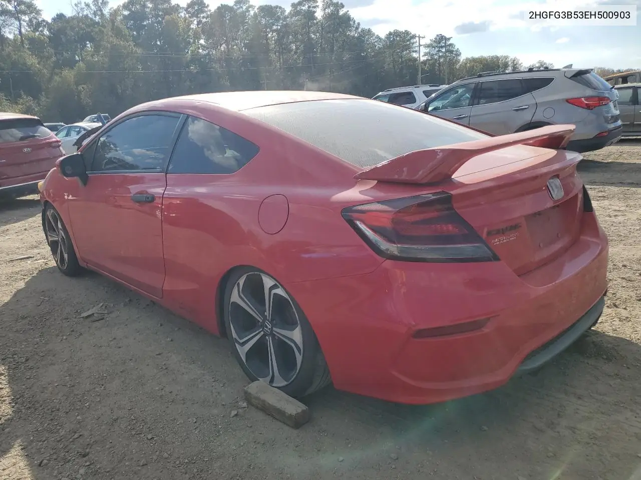2HGFG3B53EH500903 2014 Honda Civic Lx