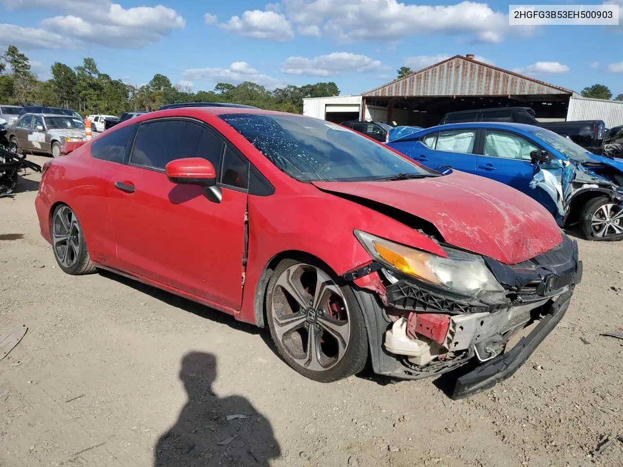 2HGFG3B53EH500903 2014 Honda Civic Lx