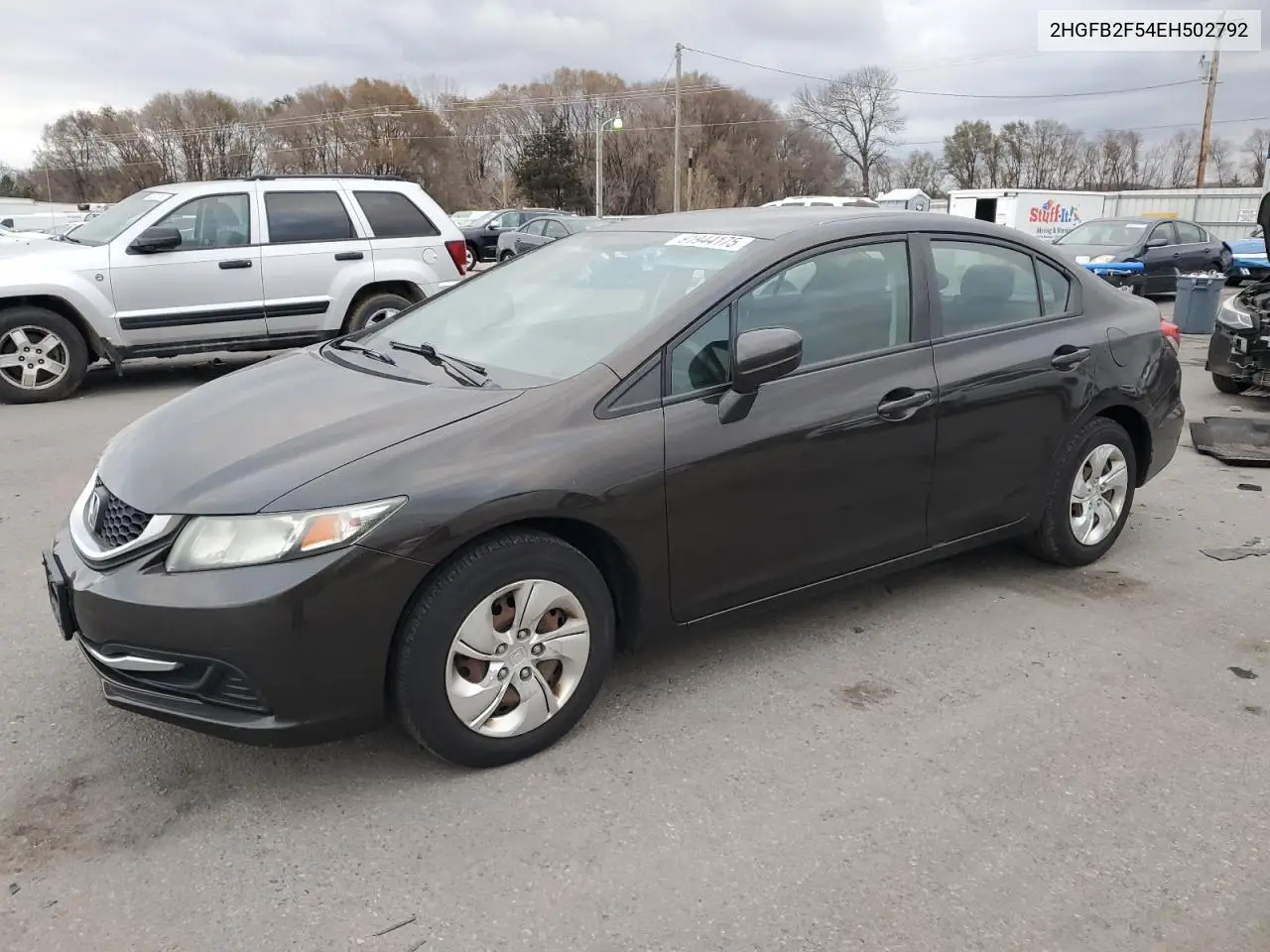 2HGFB2F54EH502792 2014 Honda Civic Lx