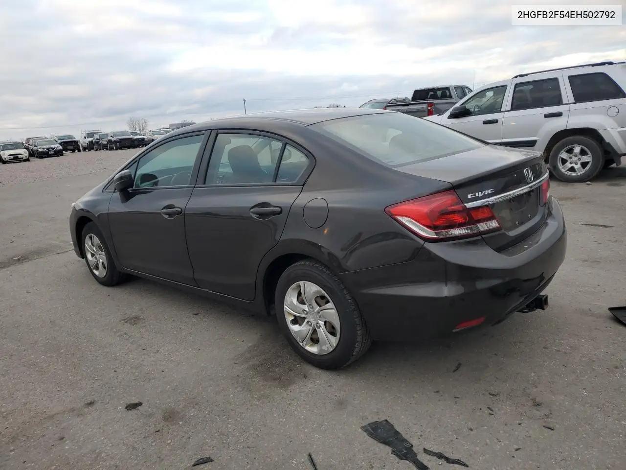 2HGFB2F54EH502792 2014 Honda Civic Lx