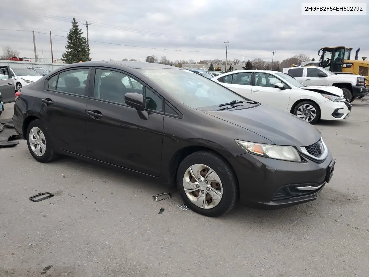 2HGFB2F54EH502792 2014 Honda Civic Lx