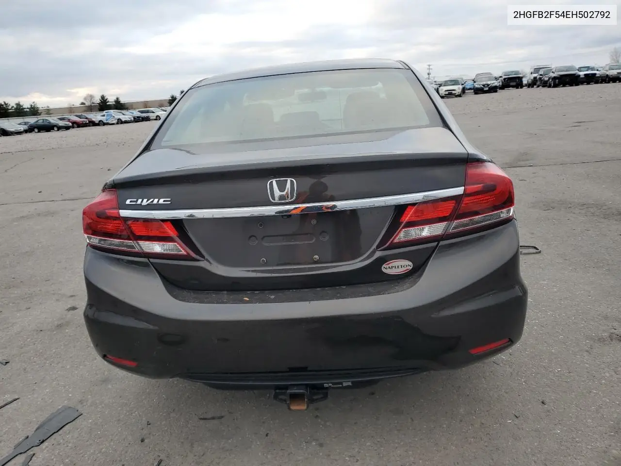 2HGFB2F54EH502792 2014 Honda Civic Lx
