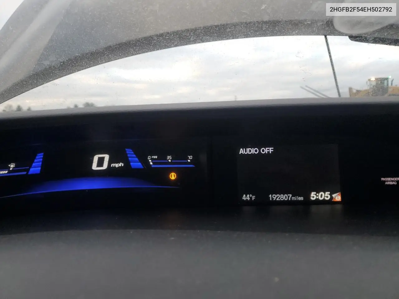 2HGFB2F54EH502792 2014 Honda Civic Lx