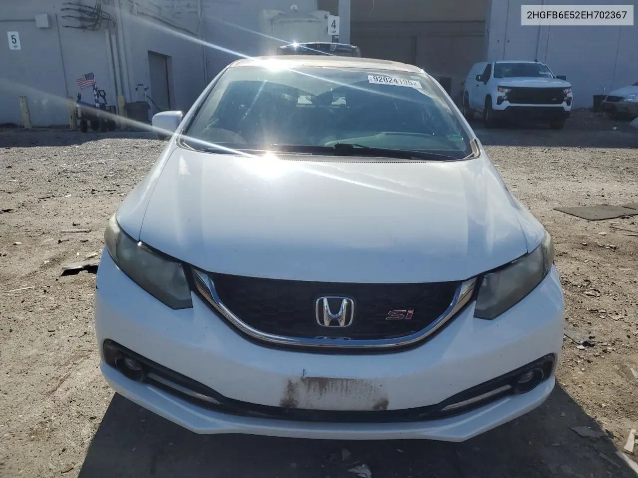 2HGFB6E52EH702367 2014 Honda Civic Si