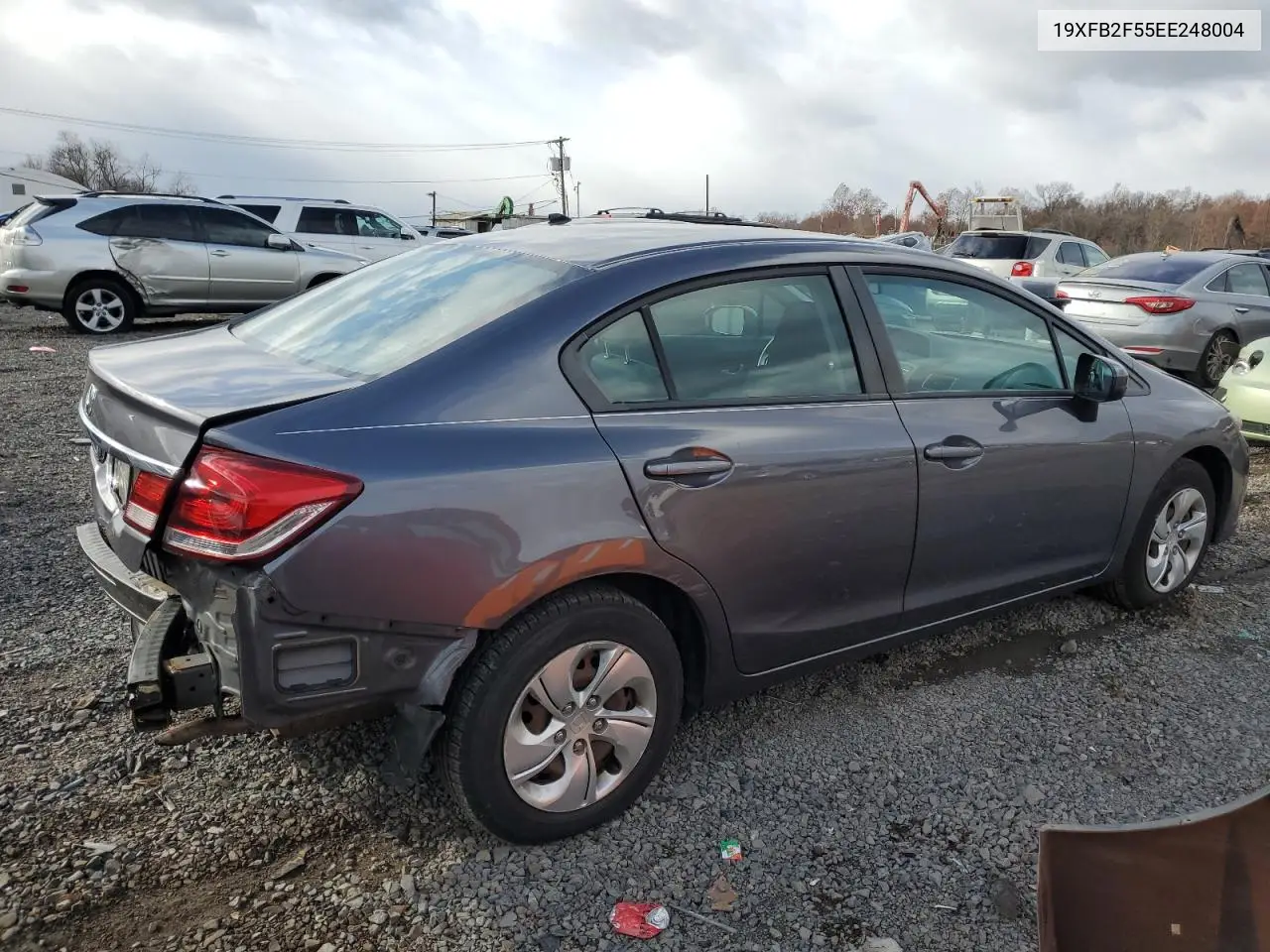 19XFB2F55EE248004 2014 Honda Civic Lx