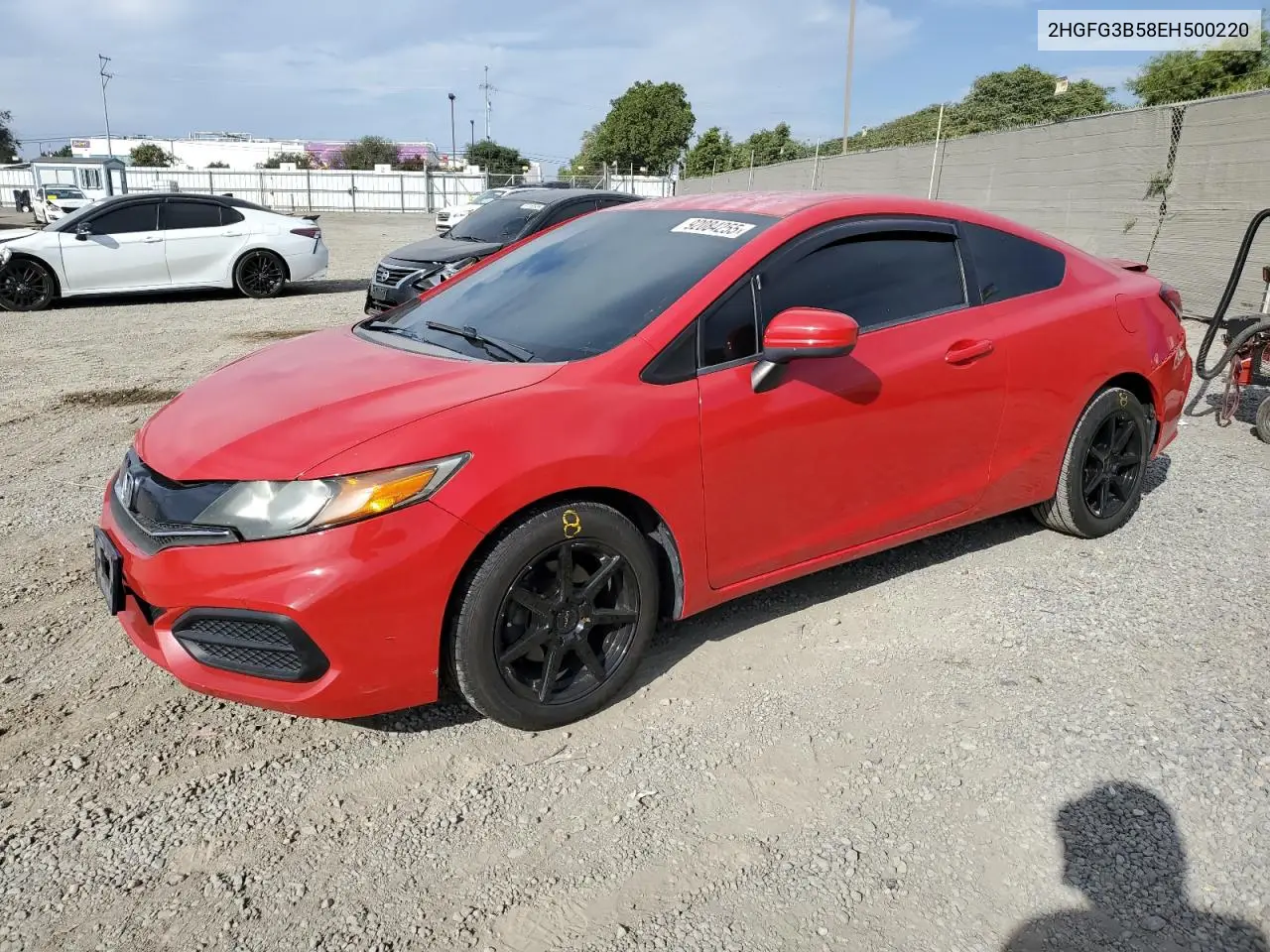 2HGFG3B58EH500220 2014 Honda Civic Lx