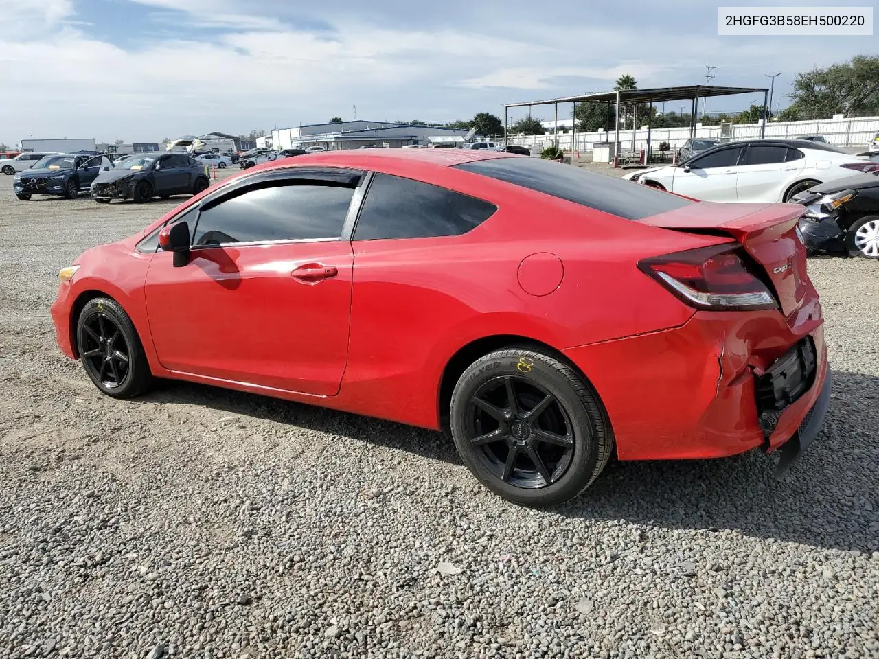 2HGFG3B58EH500220 2014 Honda Civic Lx