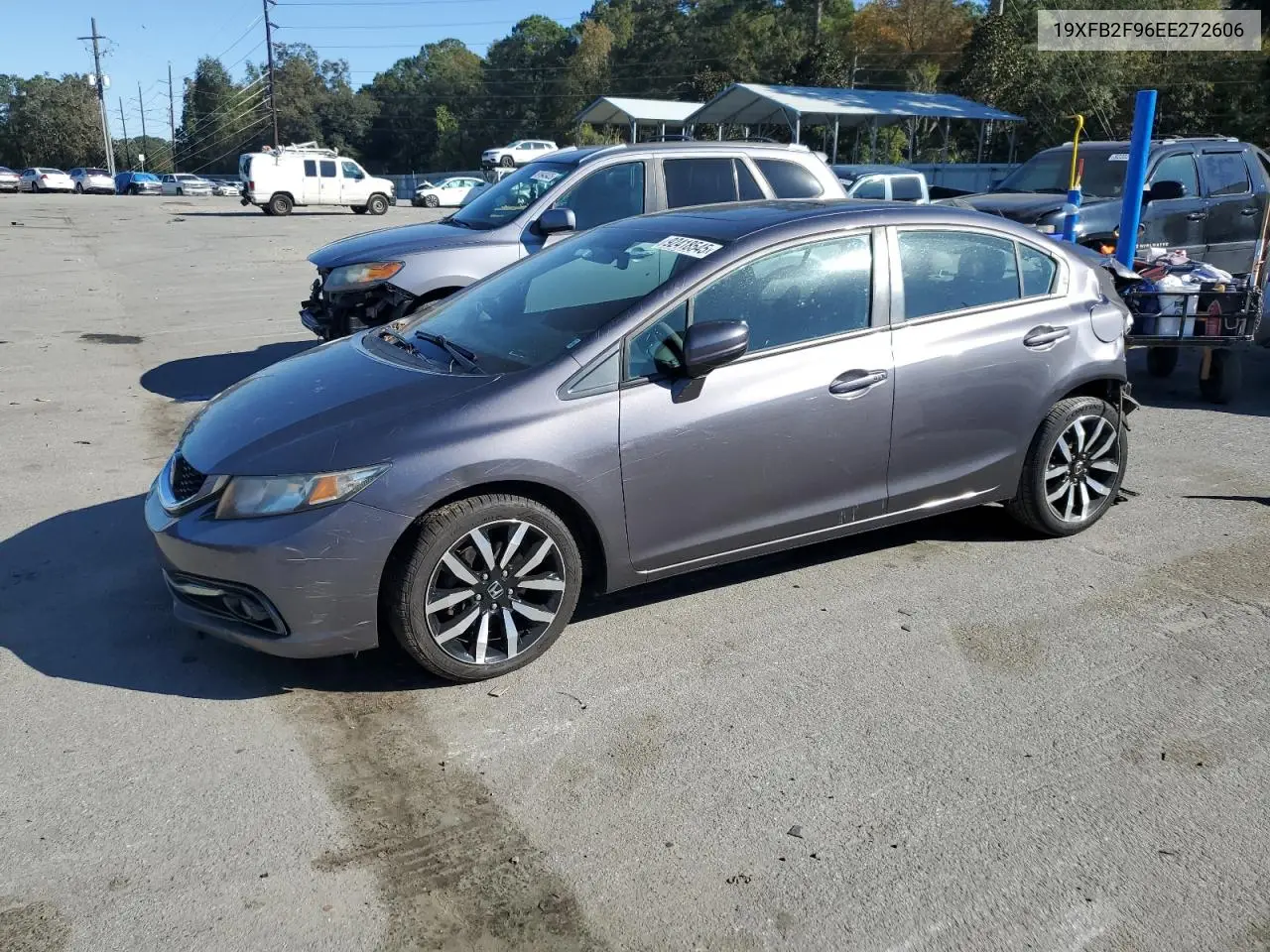 19XFB2F96EE272606 2014 Honda Civic Exl