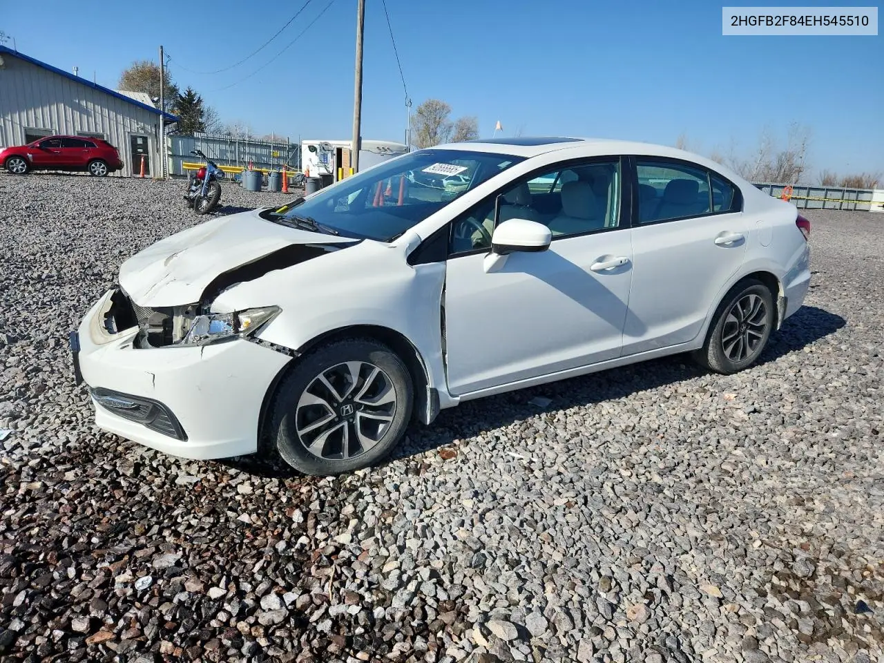 2HGFB2F84EH545510 2014 Honda Civic Ex