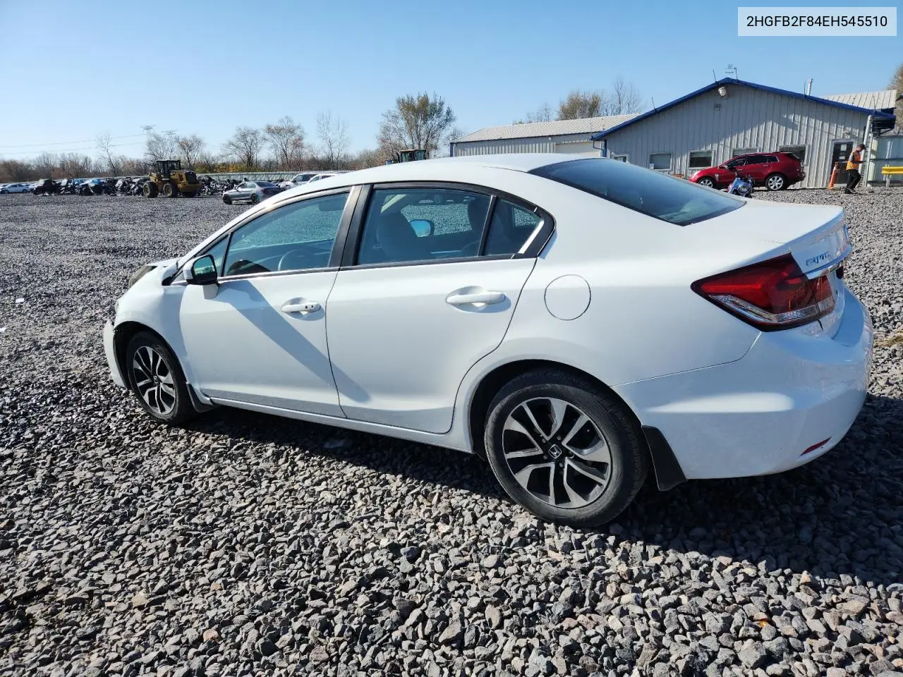 2HGFB2F84EH545510 2014 Honda Civic Ex