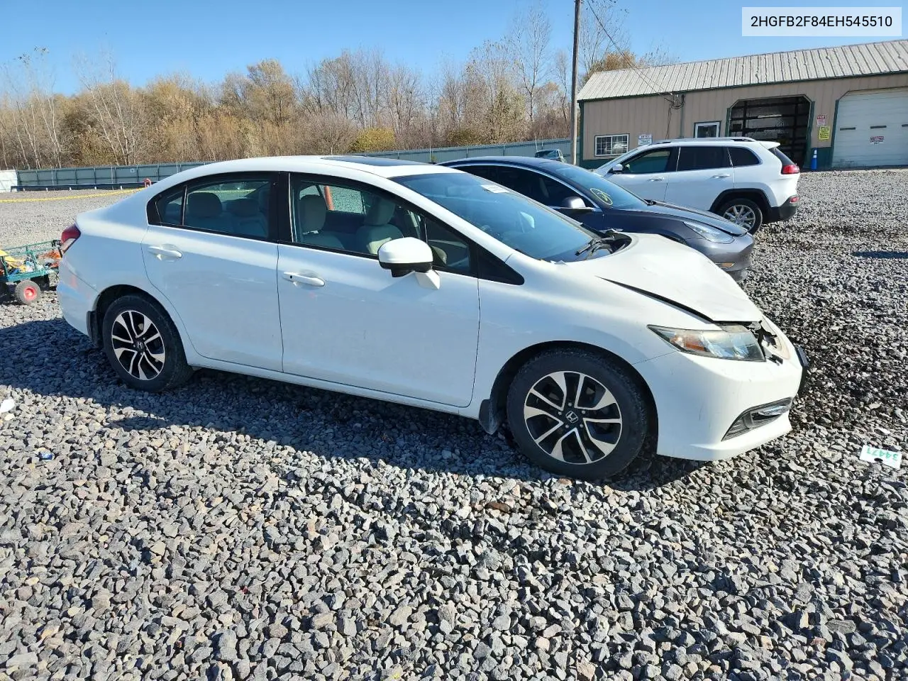 2HGFB2F84EH545510 2014 Honda Civic Ex