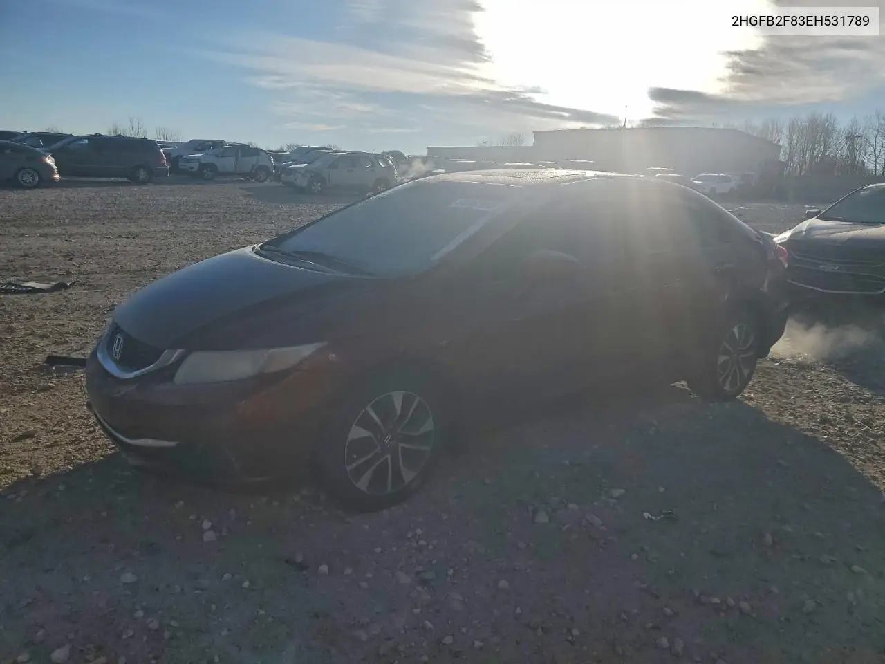 2HGFB2F83EH531789 2014 Honda Civic Ex
