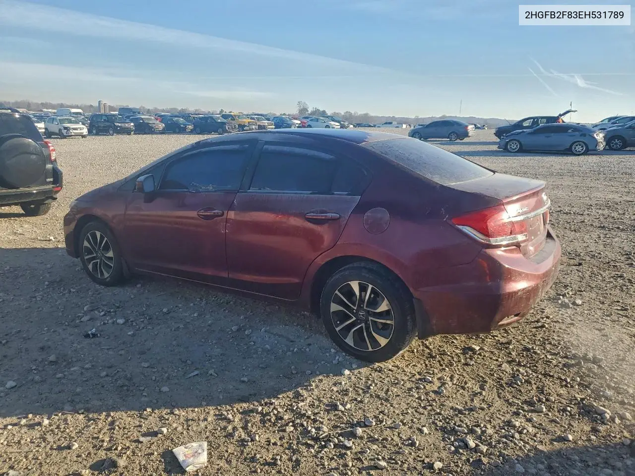 2HGFB2F83EH531789 2014 Honda Civic Ex