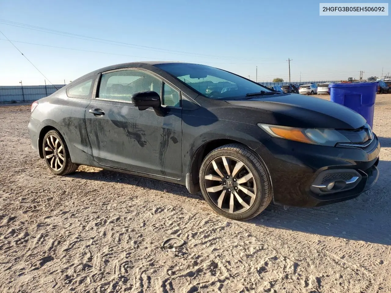 2HGFG3B05EH506092 2014 Honda Civic Exl