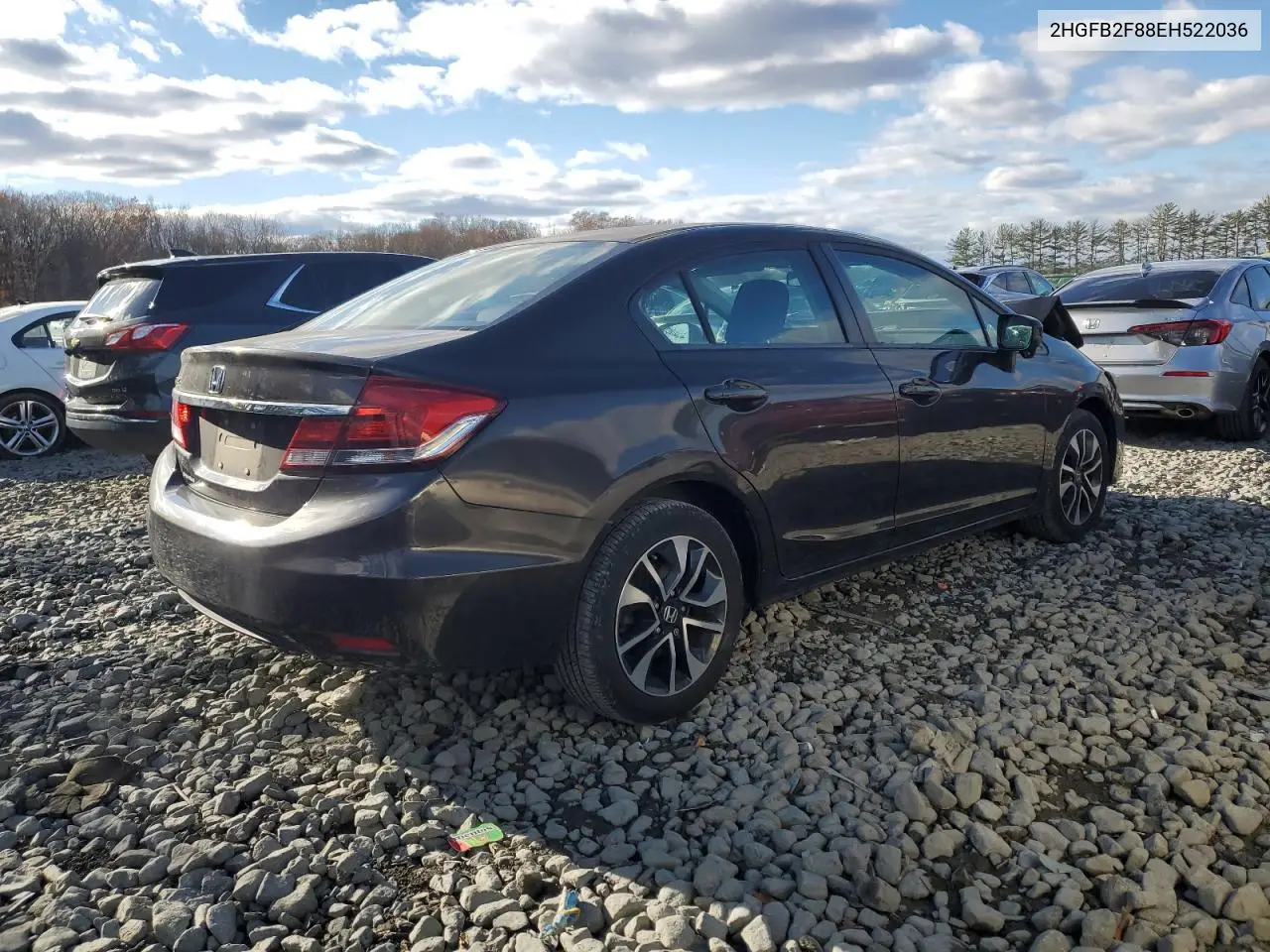 2HGFB2F88EH522036 2014 Honda Civic Ex