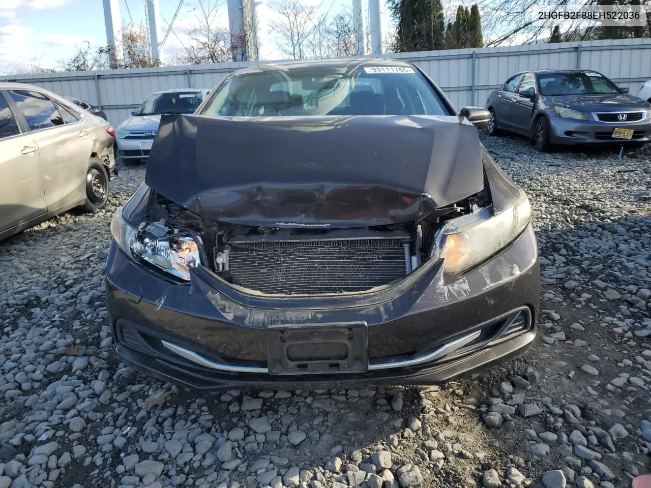 2HGFB2F88EH522036 2014 Honda Civic Ex