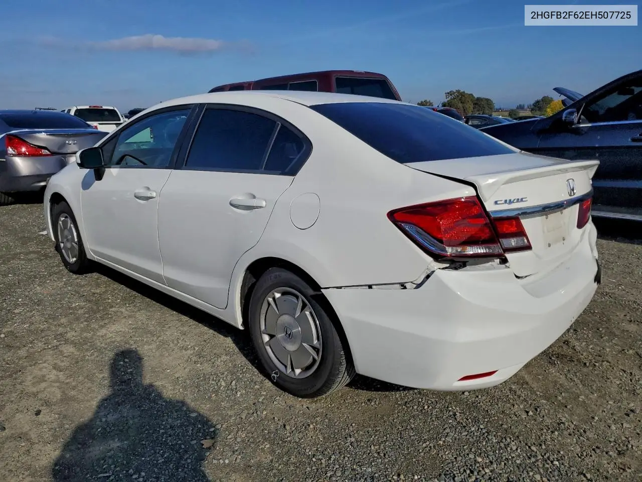 2HGFB2F62EH507725 2014 Honda Civic Hf
