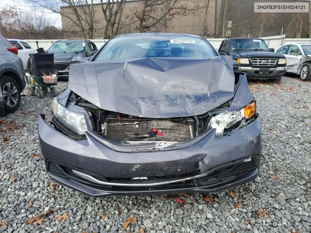 2HGFB2F51EH524121 2014 Honda Civic Lx