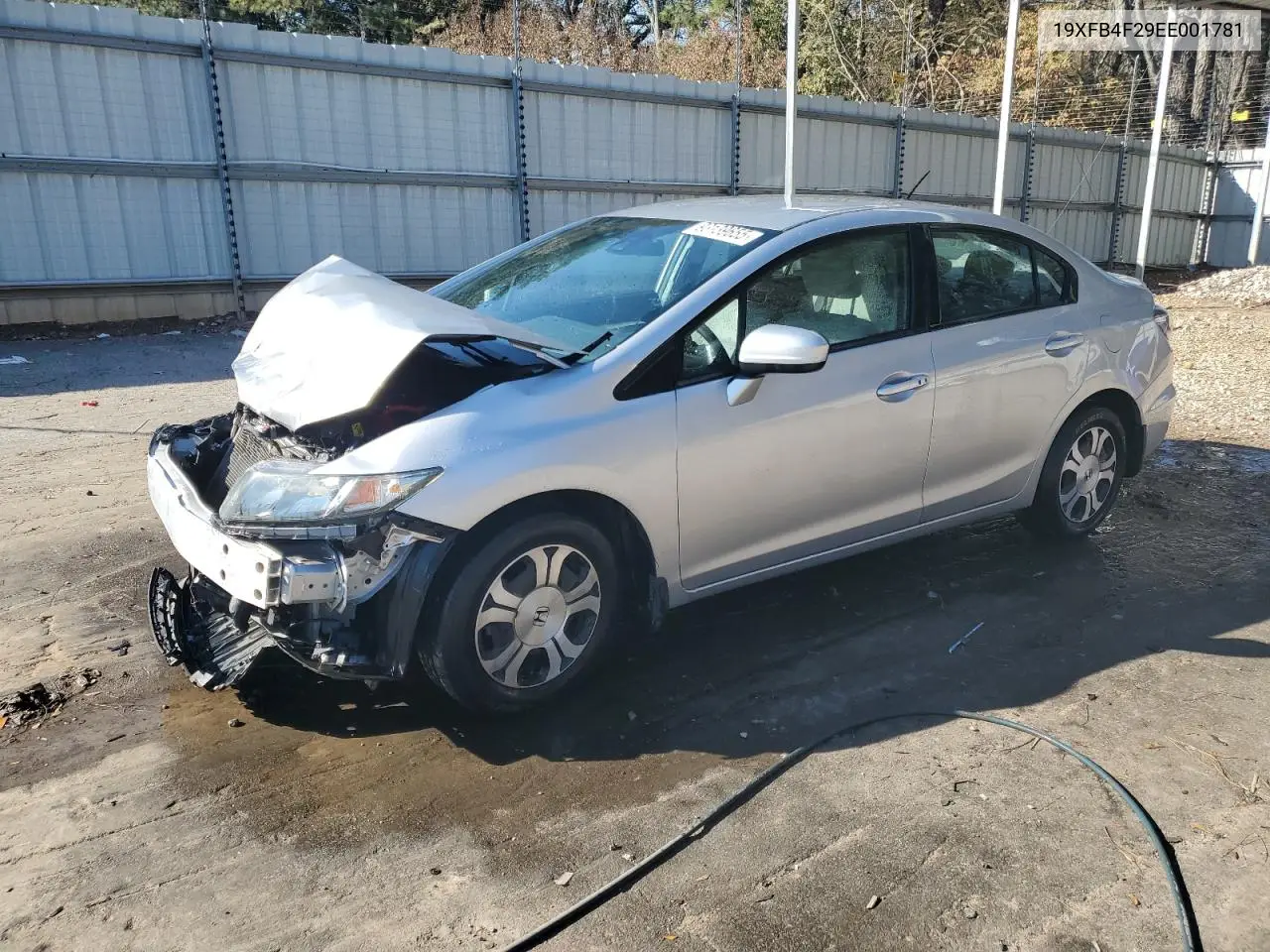 19XFB4F29EE001781 2014 Honda Civic Hybrid