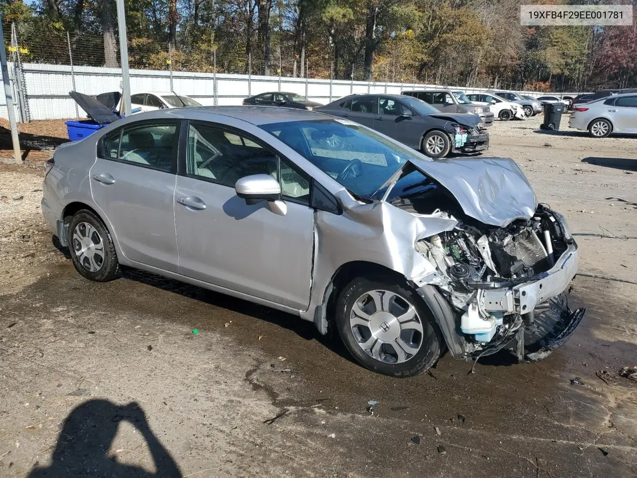 19XFB4F29EE001781 2014 Honda Civic Hybrid