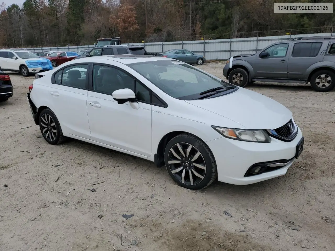 19XFB2F92EE002126 2014 Honda Civic Exl