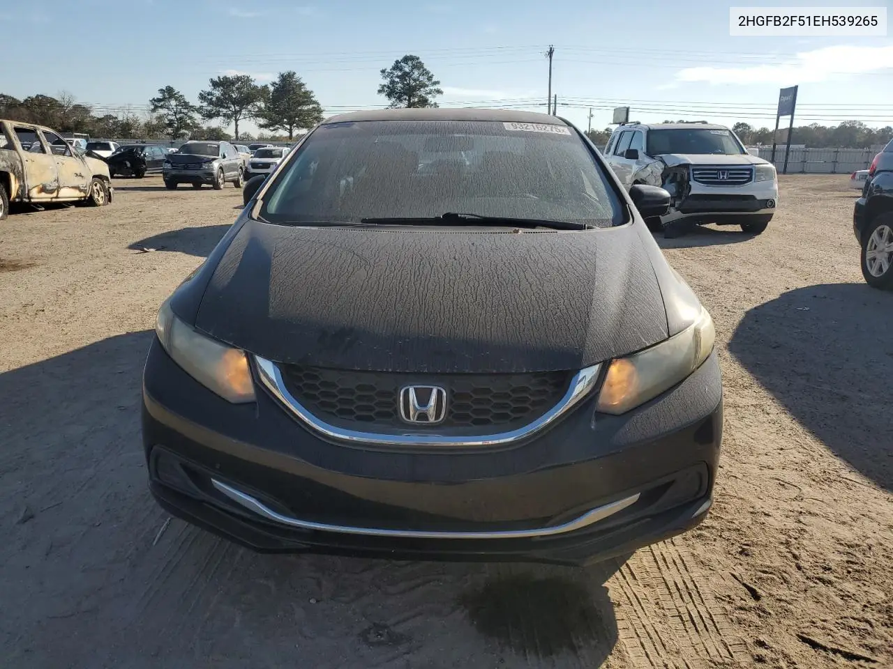 2HGFB2F51EH539265 2014 Honda Civic Lx