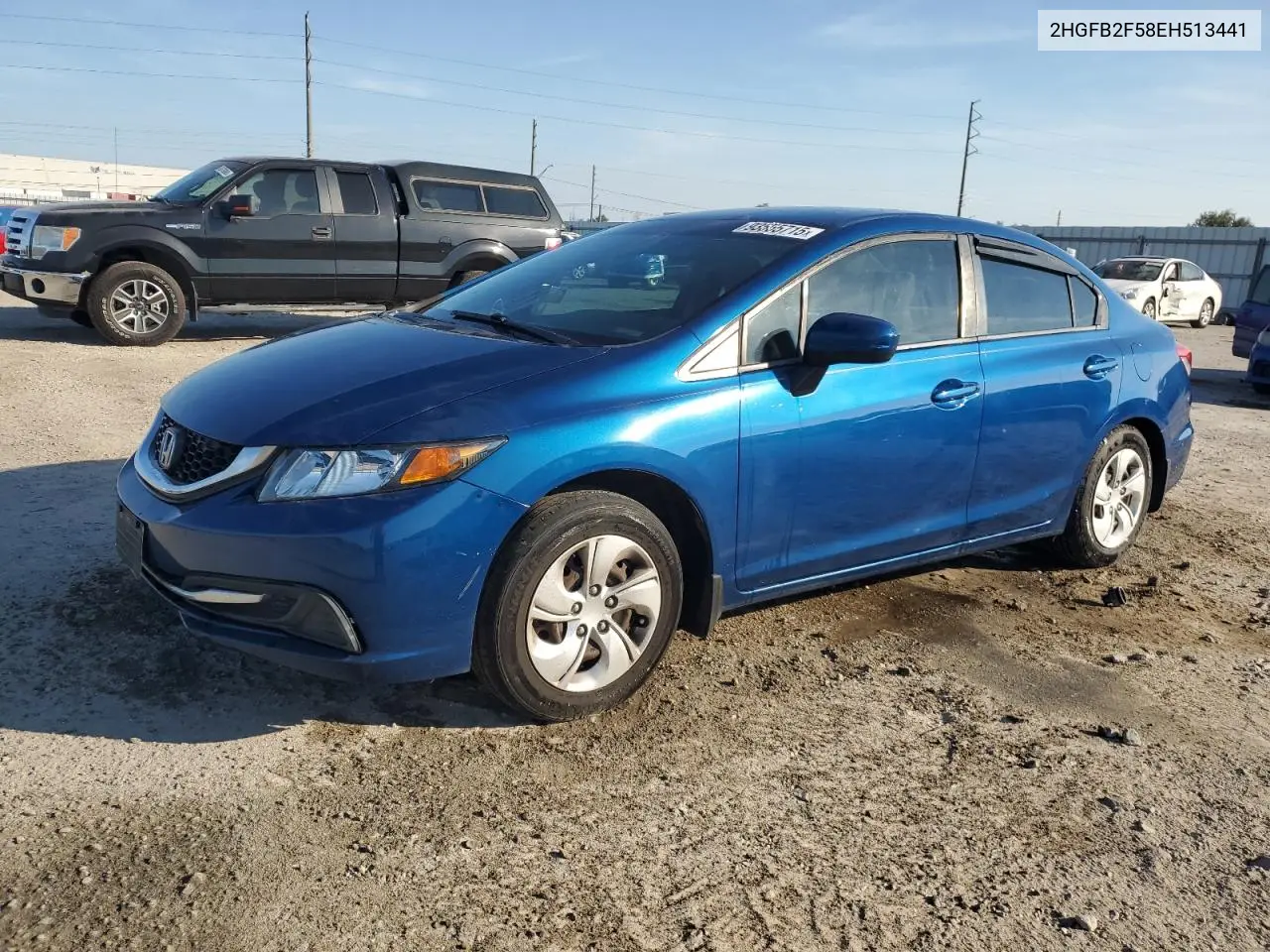 2HGFB2F58EH513441 2014 Honda Civic Lx
