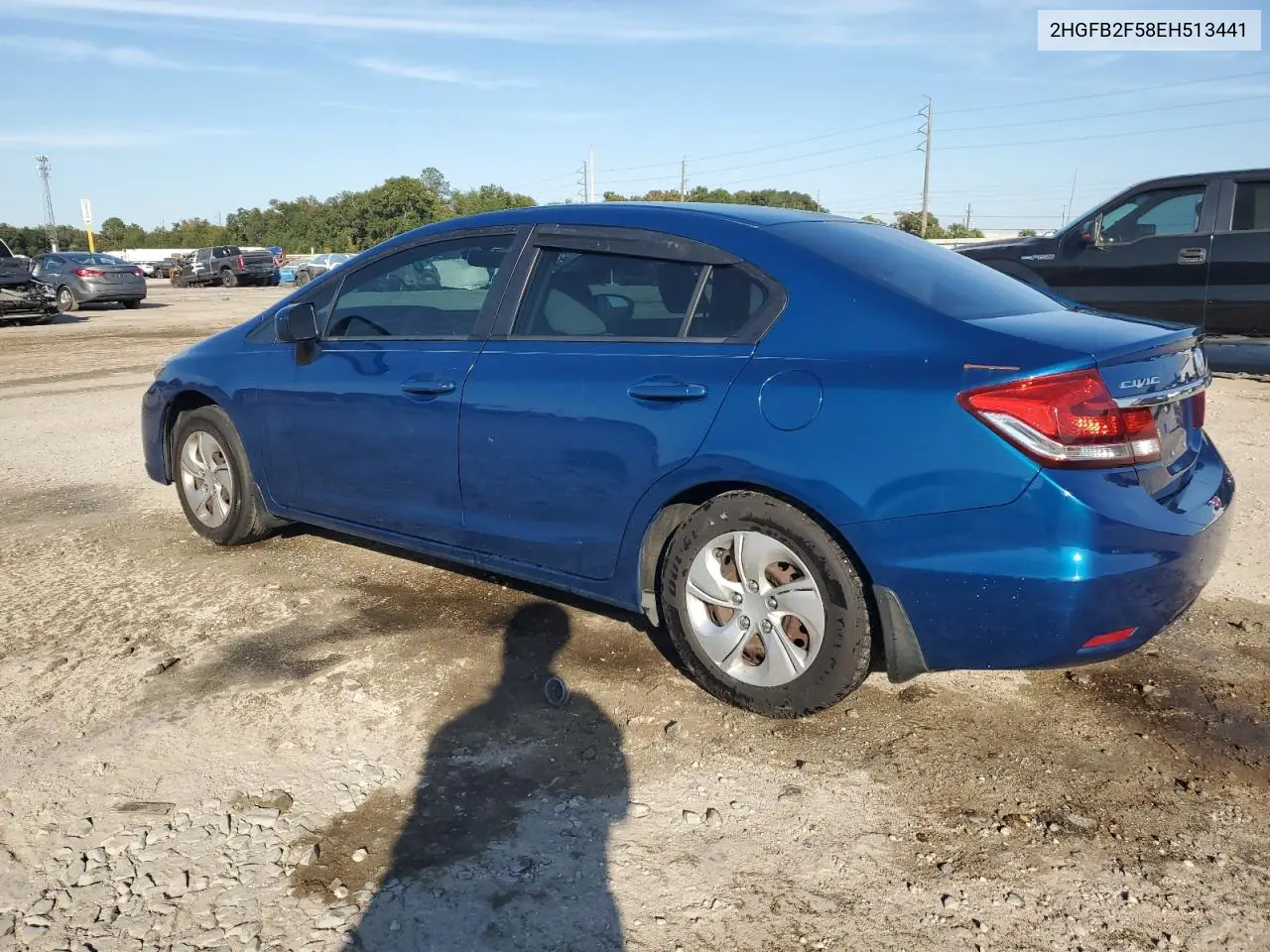 2HGFB2F58EH513441 2014 Honda Civic Lx