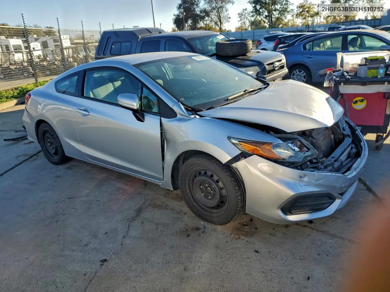 2HGFG3B53EH510752 2014 Honda Civic Lx