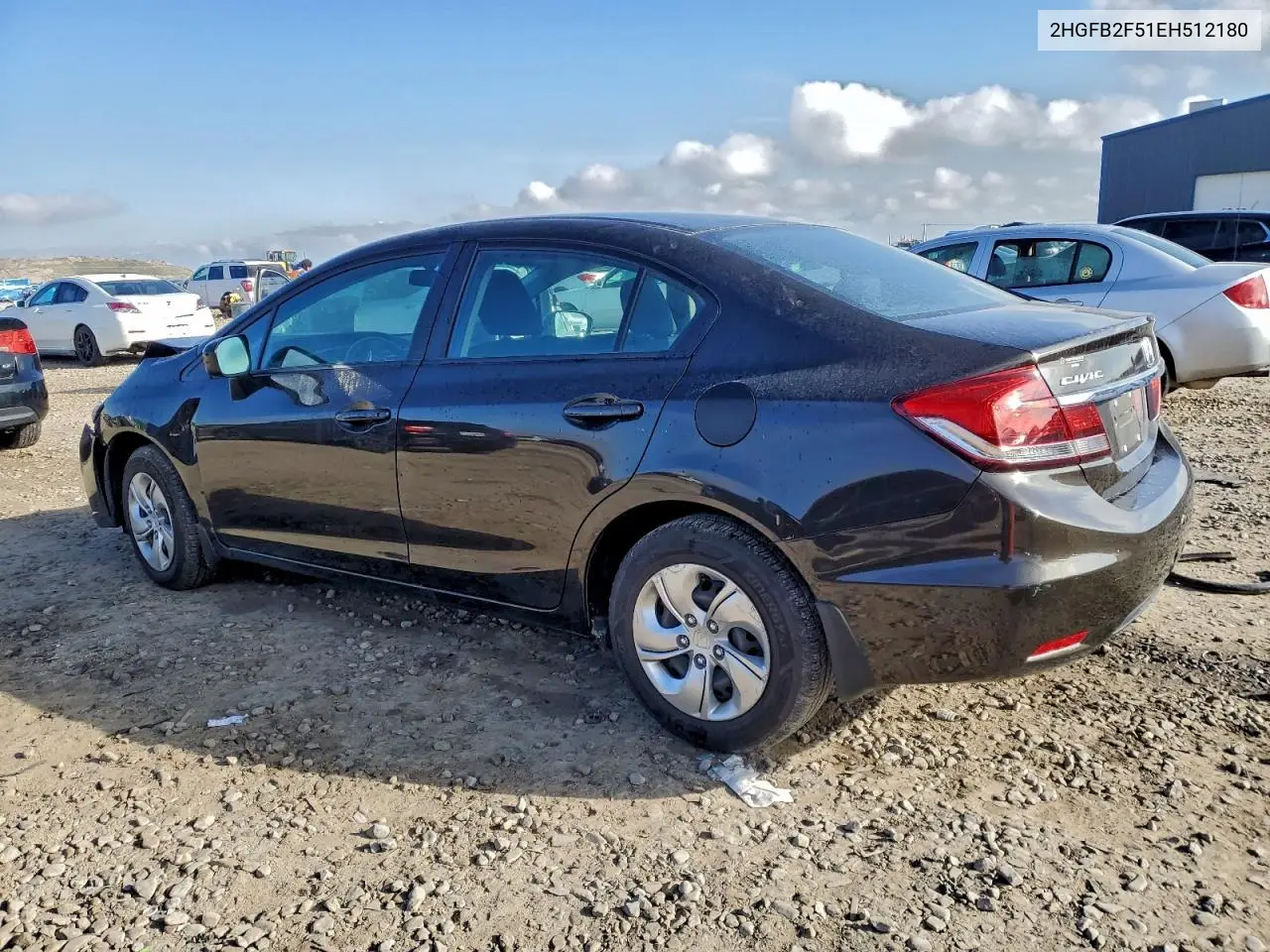 2HGFB2F51EH512180 2014 Honda Civic Lx