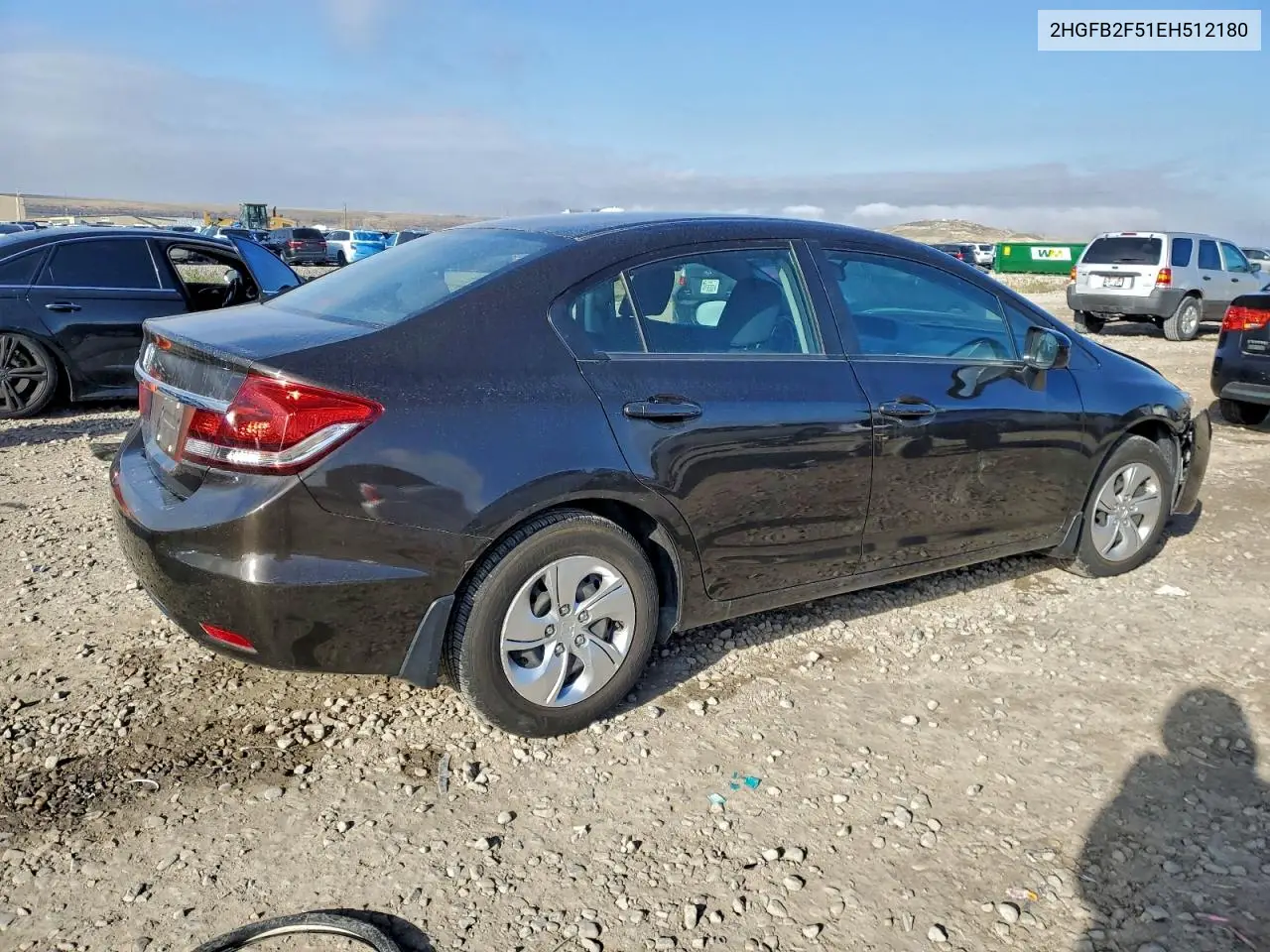 2HGFB2F51EH512180 2014 Honda Civic Lx
