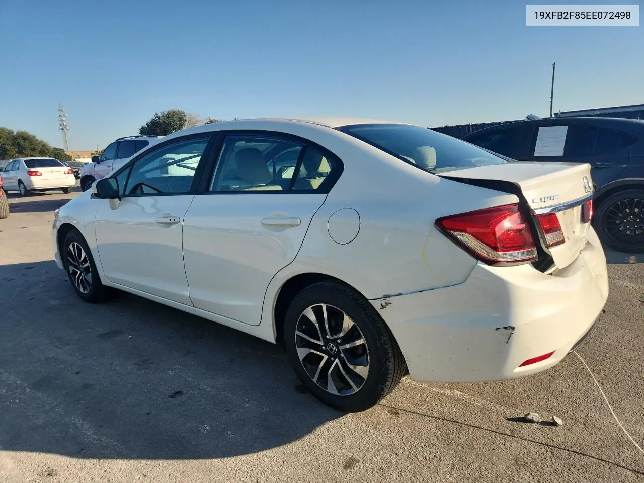 19XFB2F85EE072498 2014 Honda Civic Ex