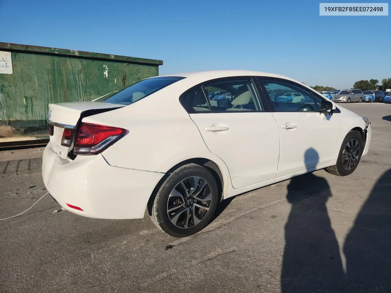 19XFB2F85EE072498 2014 Honda Civic Ex